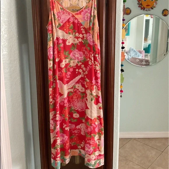Spell delilah patchwork slip dress cheap